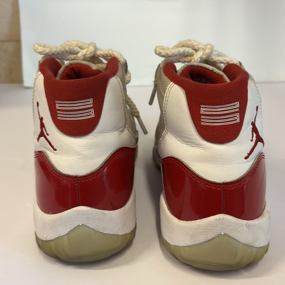 Nike Air Jordan 11 Cherry Red Basketball Shoes - Picture 6 of 10